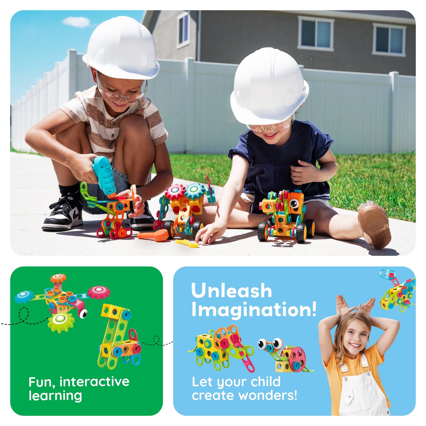 PicassoTiles PTN250 Engineering Construction Set